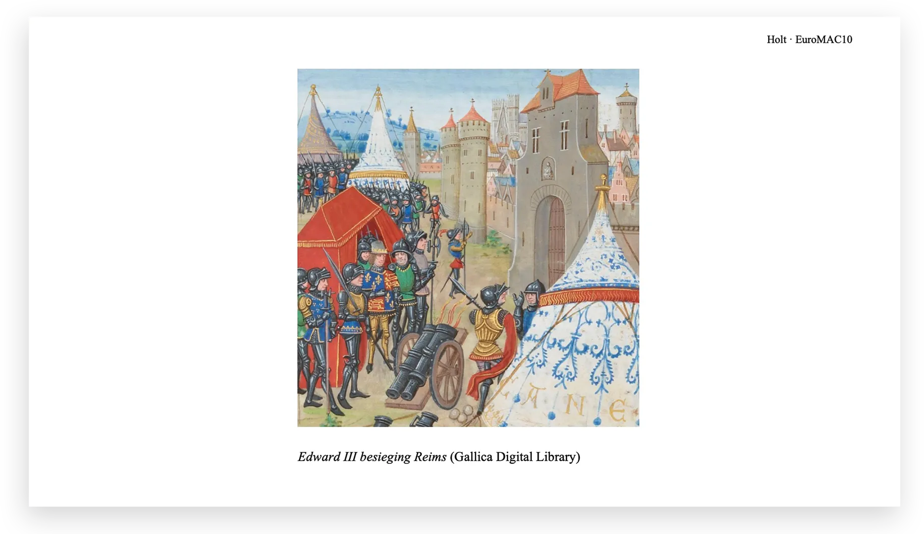 Presentation slide from the EuroMAC10 talk on the ars nova and Ars Notoria